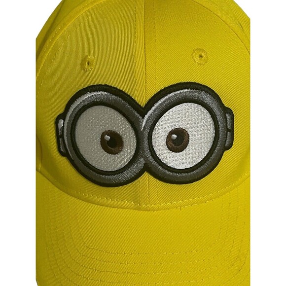 Minions Goggles Adjustable Youth Baseball Cap Yellow - Picture 5 of 14